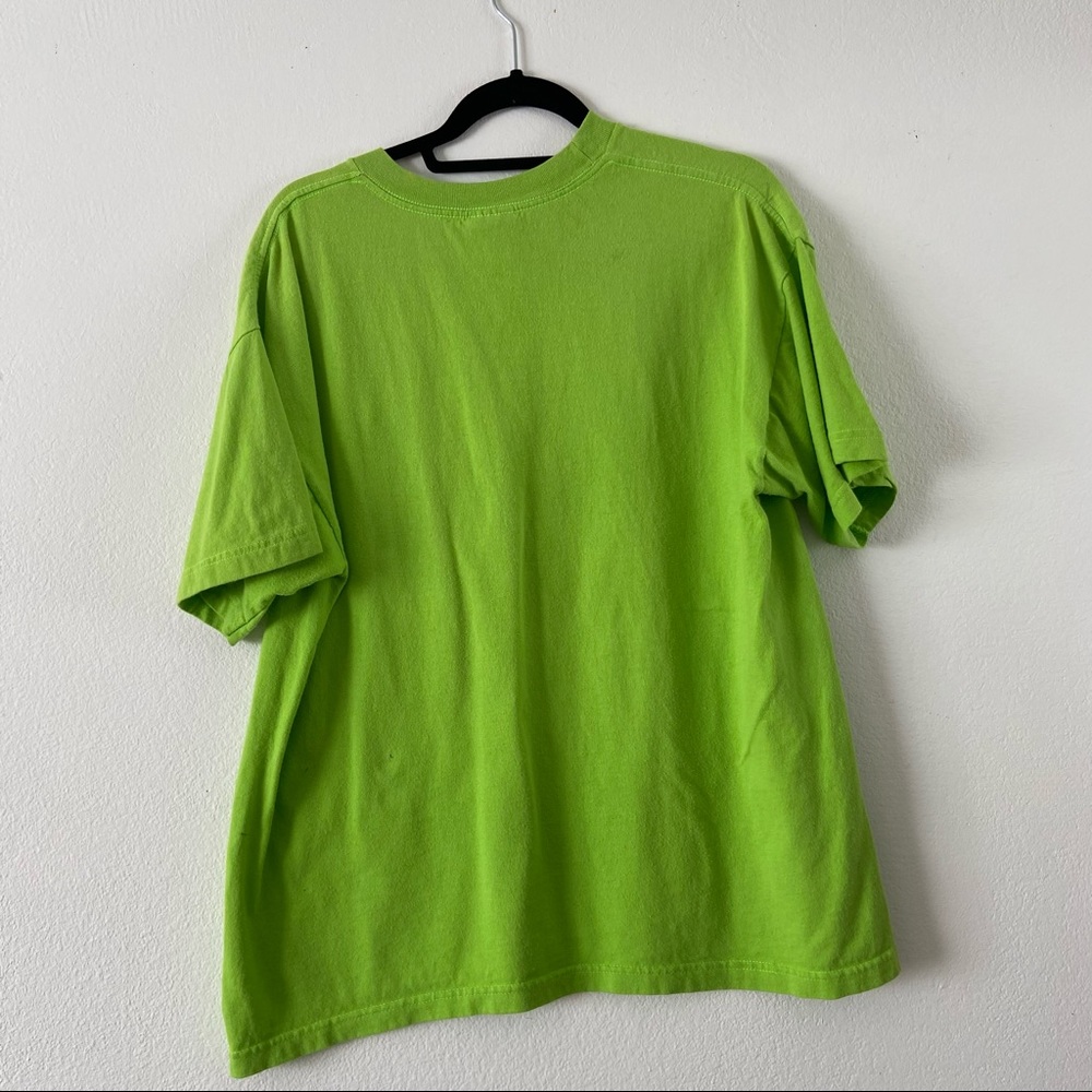 Vintage 90’s neon green Hawaii surfboard graphic tee shirt men’s Largr tshirt - Picture 3 of 5